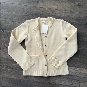 OAK + FORT Cream Women's Cardigan